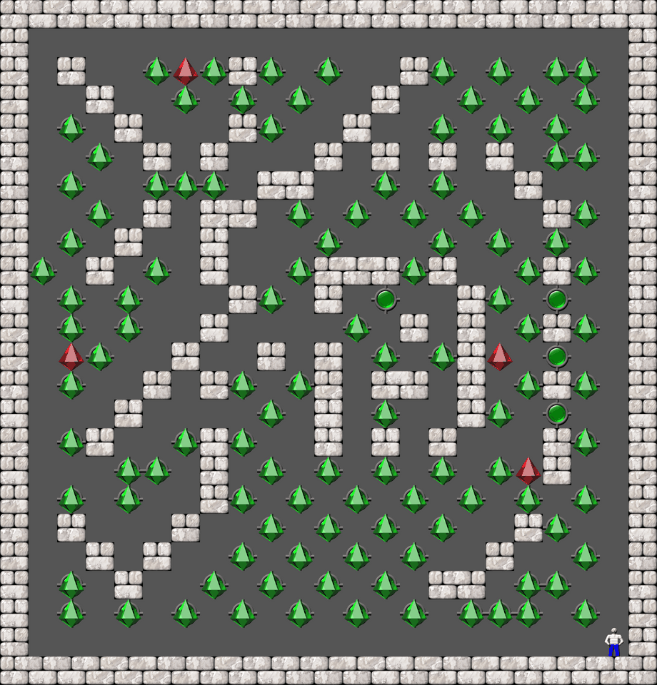 Sokoban Mass Remodel level 921